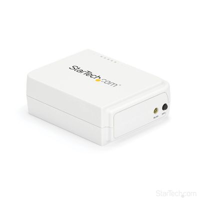 StarTech.com USB Wireless N Print Server 1 Port USB Wireless N Network, PM1115UWEU (1 Port USB Wireless N Network Print Server with 10/100 Mbps Ethernet Port - 802.11 b/g/n, Windows 10,Windows)