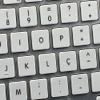 Apple NS Portuguese Non-Transparent Keyboard Decals Black OR White Background for Desktop, Laptop and Notebook (White Background) view 4
