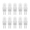 GY6.35 Light Bulb 10 Pack Halogen JCD 75W Replacement T4 Q75/GY6.35/CL/120V Clear Lens Wax Melter Plugin Warmer Counter Lighting Kitchen Bathroom Mirror Fixture Oven Aromatherapy Lamp Lighting 75 Watt view 1