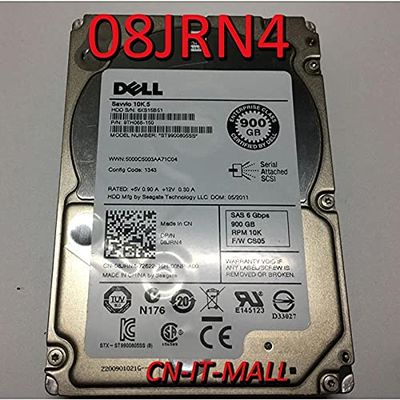 Connectors 08JRN4 8JRN4 ST9900805SS 900GB 10000 RPM 64MB Cache SAS 6Gb/s 2.5" Internal Enterprise Hard Drive