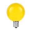 100 Foot G40 Outdoor Patio String Lights with 125 Yellow Globe Bulbs  Indoor Outdoor String Lights  Market Bistro Caf Hanging String Lights  C7/E12 Base - Black Wire view 2