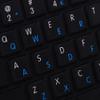 MAC Norwegian - English Non-Transparent Decals for Keyboard Black OR White Background for Desktop, Laptop and Notebook (CG) Work with Apple (Black Background) view 4