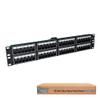 ICC Voice 8P2C Telco Patch Panel with 48 Ports, Rear Male Telco/Amphenol Connector, 2 RMS, 19-Inch Rack-Mounted Patch Panel for Telephone, PBX, IP Phone Systems and LANs view 1