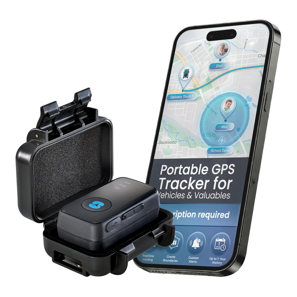 Spytec GPS Tracker for Vehicles & Kids, Mini Waterproof Magnetic Real-Time