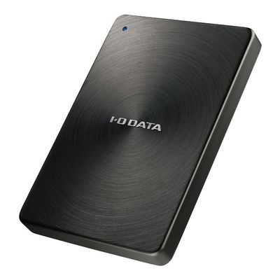 I O Data USB 3.0/2.0 Portable Hard Disk, "JUE Whiz" , blk