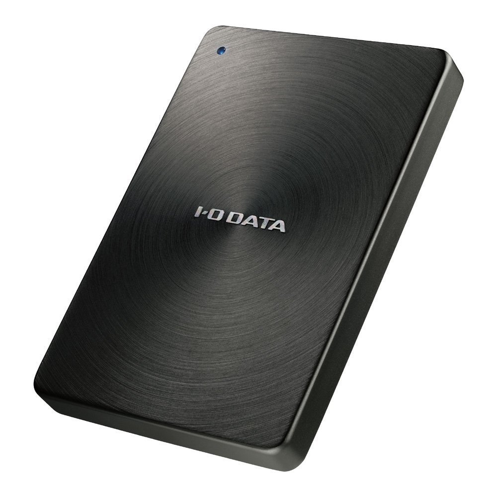 I O Data USB 3.0/2.0 Portable Hard Disk, "JUE Whiz" , blk