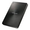 I  O Data USB 3.0/2.0 Portable Hard Disk, "JUE Whiz" , blk view 1
