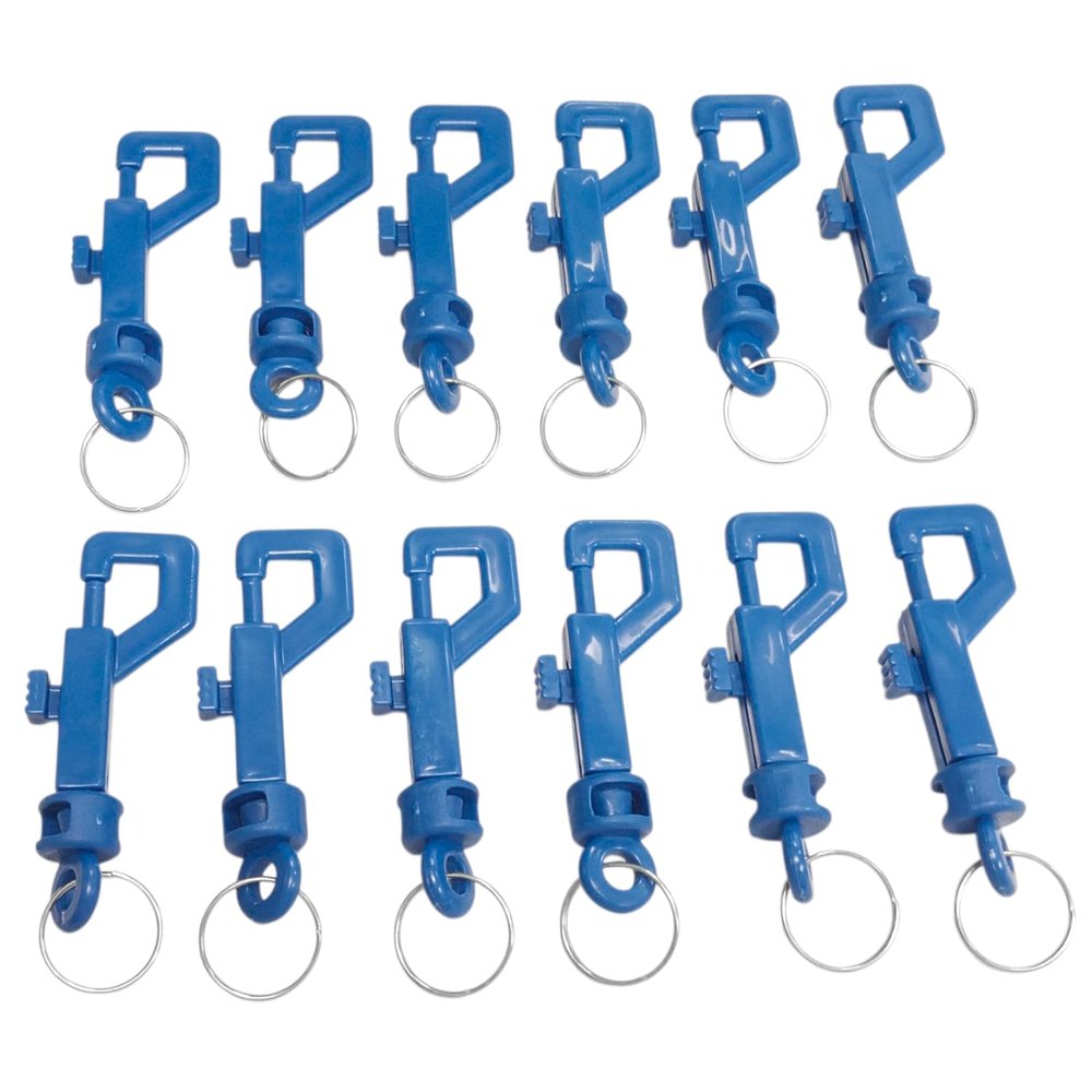 Bulk Hardware BH01834 Hipster Key Ring (12 Pack), Blue