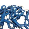 Bulk Hardware BH01834 Hipster Key Ring (12 Pack), Blue view 2