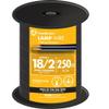 Southwire 49910344 250' Black 18 Gauge 2 Wire Lampwire view 1