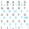 Swiss - English Non-Transparent Keyboard Labels Layout Black OR White Background are Compatible with Apple for Desktop, Laptop and Notebook (CG) (White Background) view 1