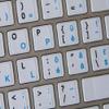 Swiss - English Non-Transparent Keyboard Labels Layout Black OR White Background are Compatible with Apple for Desktop, Laptop and Notebook (CG) (White Background) view 4
