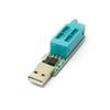 24CXX 24LCXX Programmer EEPROM Reader Writer+24C02 + SOP to DIP Block USB Port view 2