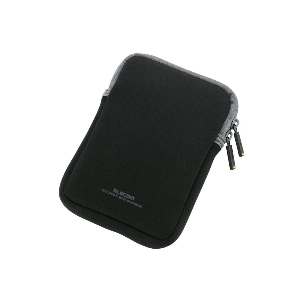 ELECOM HDD case Neoprene Large Size Black HDC-NC001BK