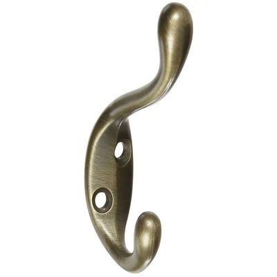 Gatehouse Antique Brass Garment Coat Hook