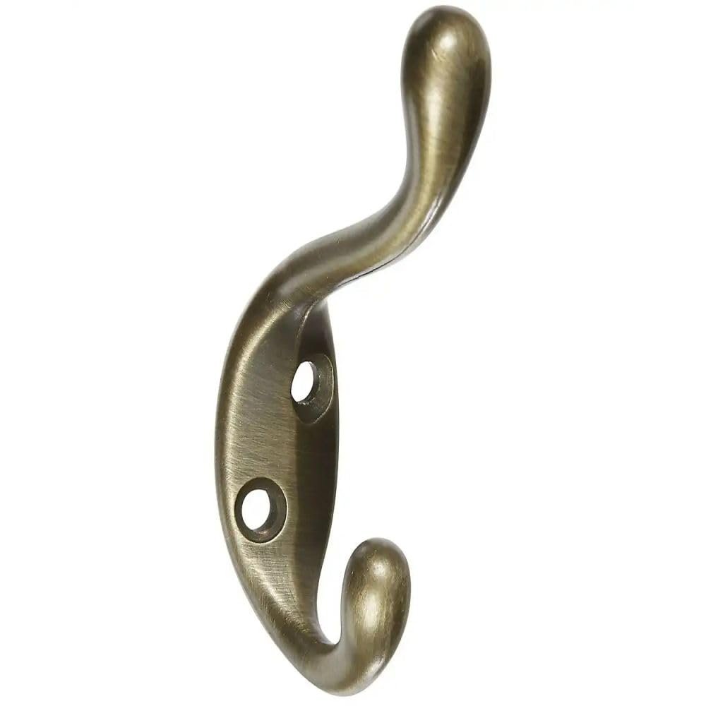 Gatehouse Antique Brass Garment Coat Hook