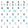 Apple Lithuanian - English Non-Transparent Keyboard Labels Layout Black OR White Background for Desktop, Laptop and Notebook (CG) (White Background) view 1