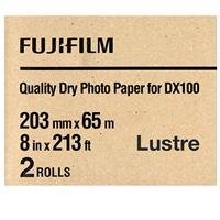 Fujifilm DX100 InkJet Paper Lustre - 8" x 213' - 2 Rolls