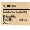 Fujifilm DX100 InkJet Paper Lustre - 8" x 213' - 2 Rolls view 1