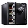 SentrySafe Fireproof and Waterproof Black Steel Home Safe with Dial Combination Lock for Cash, or Documents, 1.23 Cubic Feet, 17.8 x 16.3 x 19.3 x Inches, SFW123CU view 1