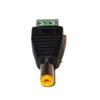 Evertech 40 Pcs Yellow Tip DC Male End Jack Power Cable with Screw Terminal for CCTV Security Camera view 2