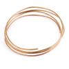 uxcell 1M 3.3Ft Length Copper Tone Refrigerator Refrigeration Tubing Coil view 1
