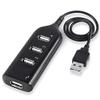 Sanoxy SANOXY-PCMOUSE7-bk USB 2.0 Hi-Speed 4-Port Splitter Hub for PC Notebook High Speed Computer - Black view 1