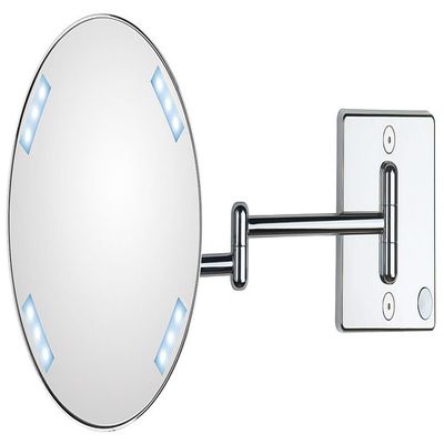 WS Bath Collections Discololed 36-2 Lighted Magnifying Mirror 3x