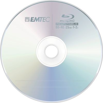 Emtec BD-R Single Jewel Case for CD/DVD