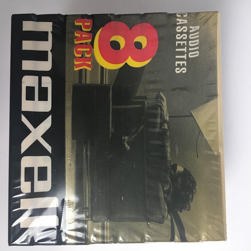 Maxell XL II 100 Audio Cassette Tapes, 8 Pack