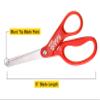 Stanley Guppy 5-Inch Blunt Tip Kids Scissors, Orange (SCI5BT-ORG) view 2
