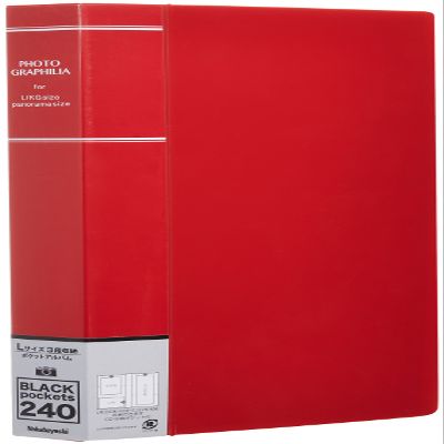 Nakabayashi Co., Ltd. album photography rear L size 240 sheets L3 stage Red PHL-1024-R