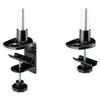 3M MA140MB Dual-Swivel Monitor Arm,30 lb Cap,Adj,19-1/2-Inch Dx18-1/2-Inch H,BK view 3