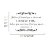 Baby Nursery Wall Decal - Before I Formed You in The Womb Christian Scripture Wall Decal (Brown, X-Large) view 3