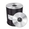 CD-R 700 Mb/s 80 Min 52x Speed, Silver, Unprinted/Blank, Black Dye, Cake 100 view 2