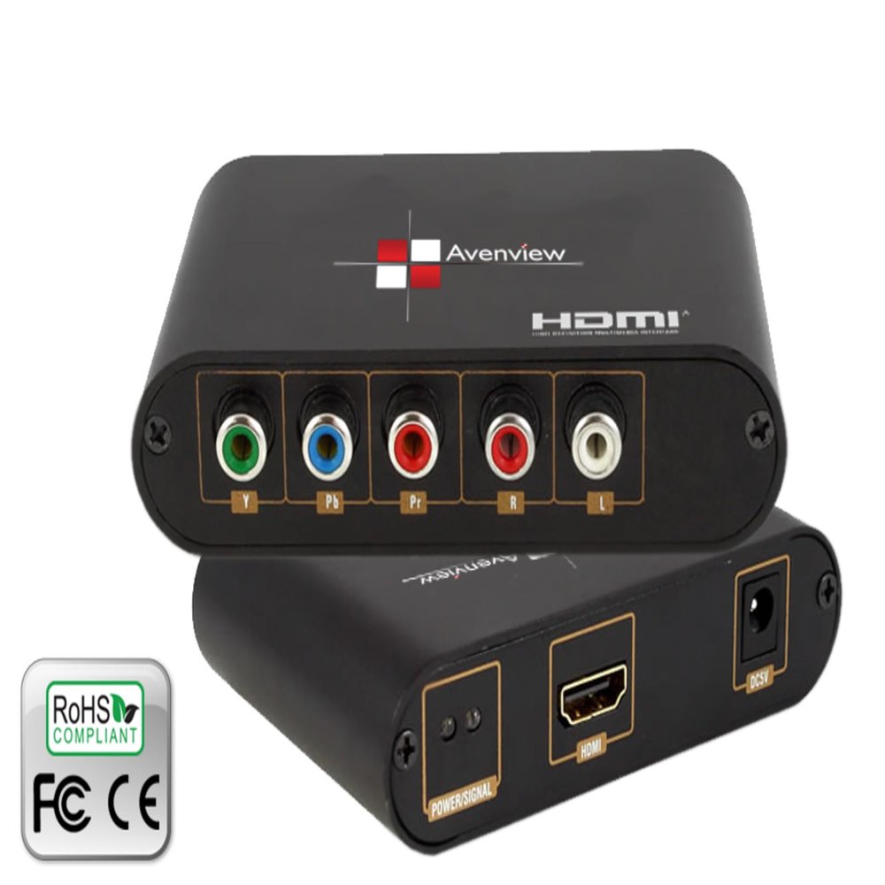 Avenview - C-COMP-HDM - Component Video with Audio Converter to HDMI