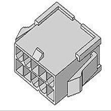 Headers & Wire Housings 10 CKT PLUG HOUSING (100 pieces)