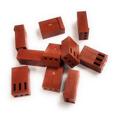 Headers & Wire Housings HSG 3P WITH LKG RAMP (10 pieces)