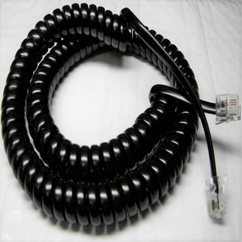 Avaya 1400 Series Digital Black 12 Foot Handset Cord