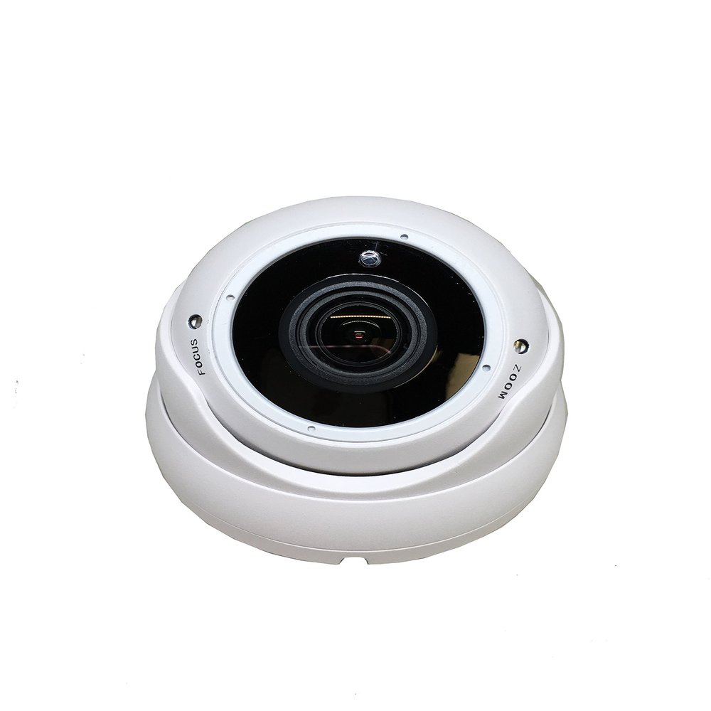(6 Pack) 101AV Security Dome Camera 1080P True Full-HD 4 in 1(TVI, AHD, CVI, CVBS) 2.8-12mm Variable Focus Lens 2.4Megapixel STARVIS Image Sensor IR in/Outdoor WDR OSD Camera (White)