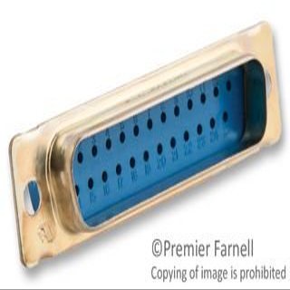 TE CONNECTIVITY / AMP 1757819-3 D SUB SHELL, PLUG, 25POS, STEEL (50 pieces)