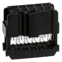 TE CONNECTIVITY / AMP 1658621-3 WIRE-BOARD CONNECTOR RECEPTACLE 16POS, 2.54MM (5 pieces)