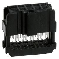 TE CONNECTIVITY / AMP 1658621-3 WIRE-BOARD CONNECTOR RECEPTACLE 16POS, 2.54MM (5 pieces)