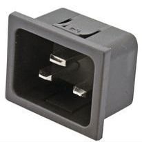 SCHURTER 4793.4000 CONNECTOR, IEC POWER ENTRY, PLUG, 16A (10 pieces)