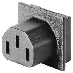 SCHURTER 4788.4000 CONNECTOR, IEC POWER ENTRY, SOCKET, 10A (10 pieces)