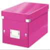 Leitz DVD Storage Box, Pink, Click and Store Range, 60420023 view 1