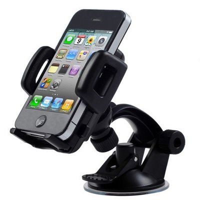 Car Phone Holder for Hands Free Driving. Windshield Mount Universal navigator&Mobile Phone Holder