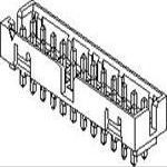 Headers & Wire Housings 2.00MM MGRID HDR 14P V TH SHRD AU (100 pieces)