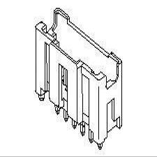 Headers & Wire Housings 2.0 WtB Plg Hsg Assy lg Hsg Assy Str 5Ckt (10 pieces)