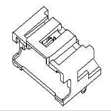 Headers & Wire Housings 2.0 WtB Plg Hsg Assy Assy RA W/Boss 4Ckt (10 pieces)